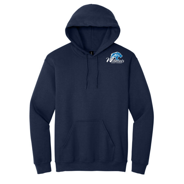 Chest Logo - Navy Adult Hoodie Thumbnail